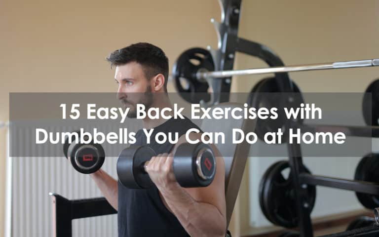 back exercises with dumbbells