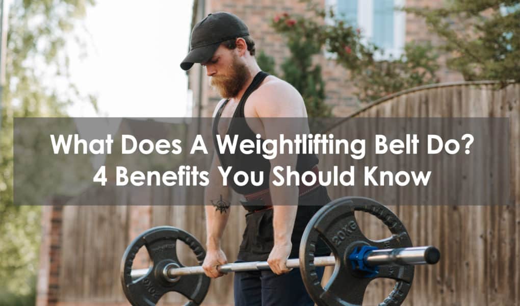 what does a weightlifting belt do