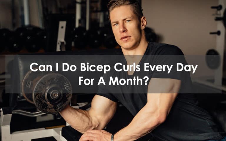 can i do bicep curls every day for a month