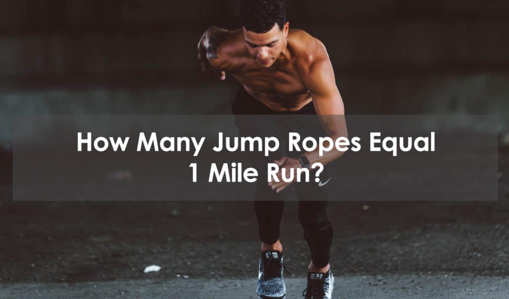 how many jump ropes equal 1 mile run
