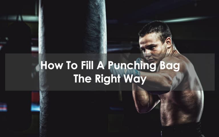 how to fill a punching bag