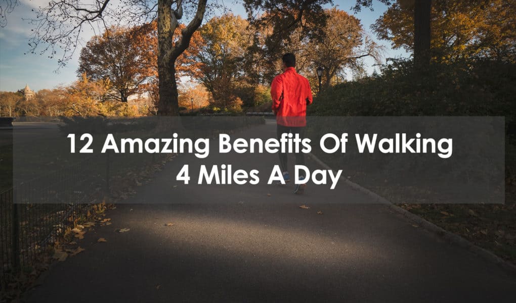 walking 4 miles a day