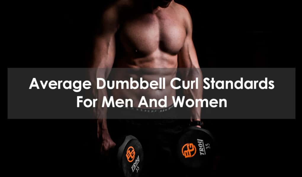 average dumbbell curl standards for men and women
