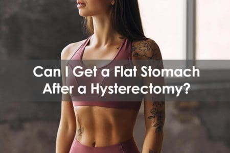flat stomach after a hysterectomy