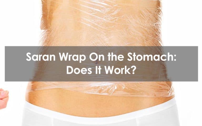 saran wrap on the stomach